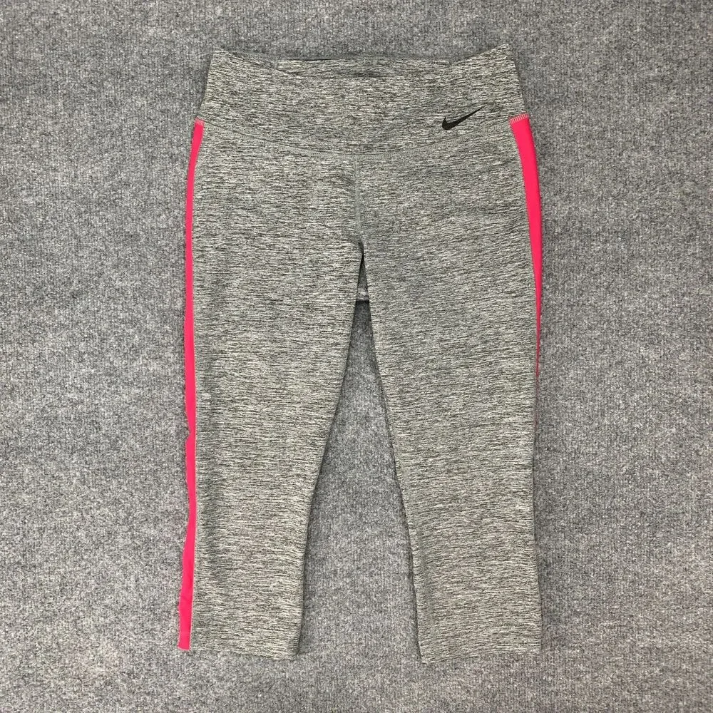 Nike Capri Legging Womens M Medium Stretch Crop Power Tight Fit DriFit Workout